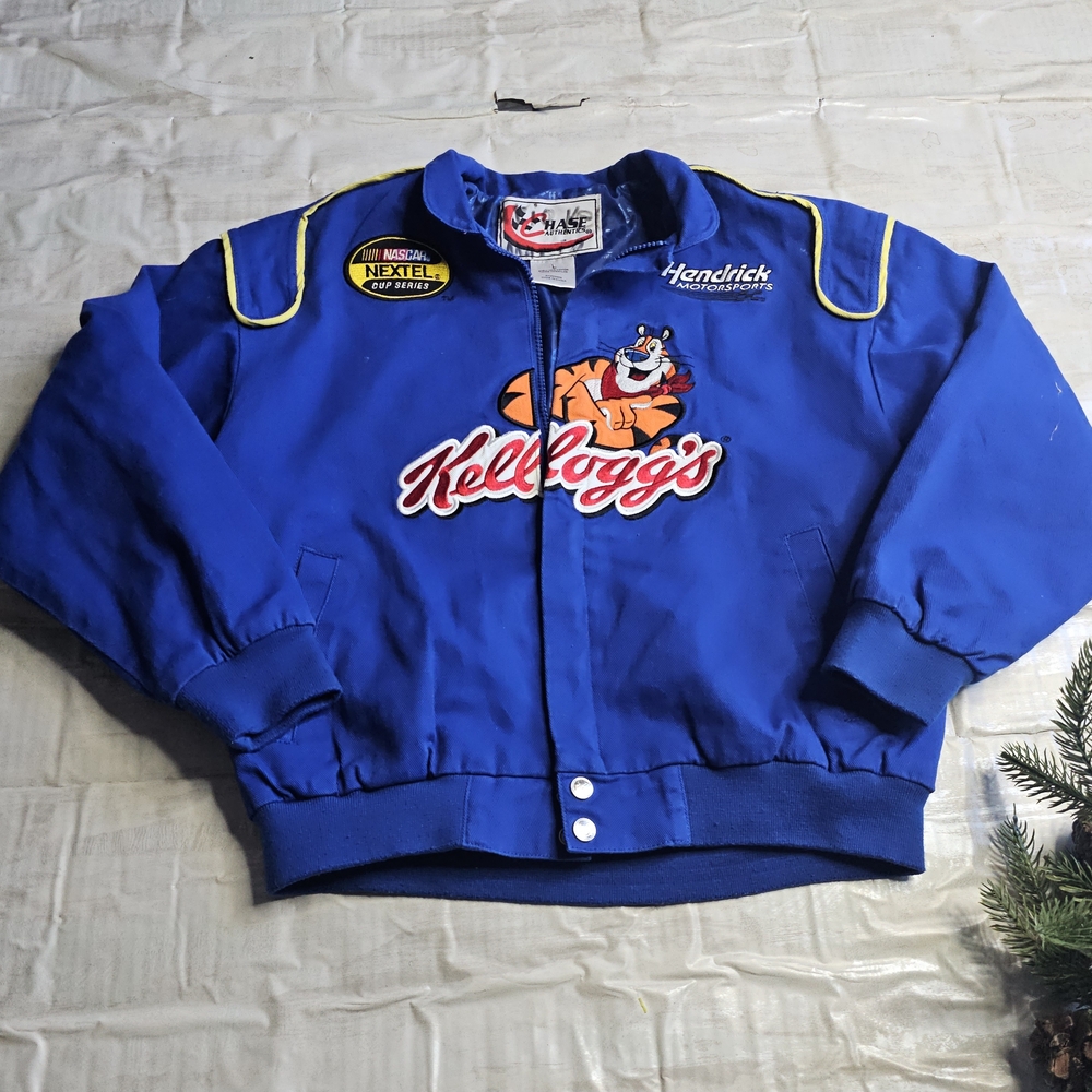Nascar Blue and Yellow Racing Jacket